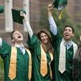 thumbnail image 4 of Graduation Stole Plain Stole Teens Unisex College Scarf Not Fading, 4 of 17