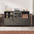 thumbnail image 5 of Modfurne 2 Drawer Lateral File Cabinet with Lock, Rolling Filing Cabinet for Home Office Fits Files Letter/Legal/F4/A4 (Gray), 5 of 8