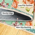 thumbnail image 7 of Hallway Runner Rug 2X6 ft, Washable Rug Non Slip Floral Vintage Kitchen Mats for Floor, Entryway Runner Rug ，Bedroom Area Rug Soft Touch Rug Runner Rug, 7 of 7