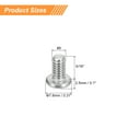 thumbnail image 2 of #8-32x5/16" Pan Head Machine Screws, Stainless Steel 18-8 Screw, Pack of 50, 2 of 5
