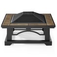 thumbnail image 3 of Crosley Furniture Alberta Métal Carré Foyer en Noir, 3 of 8