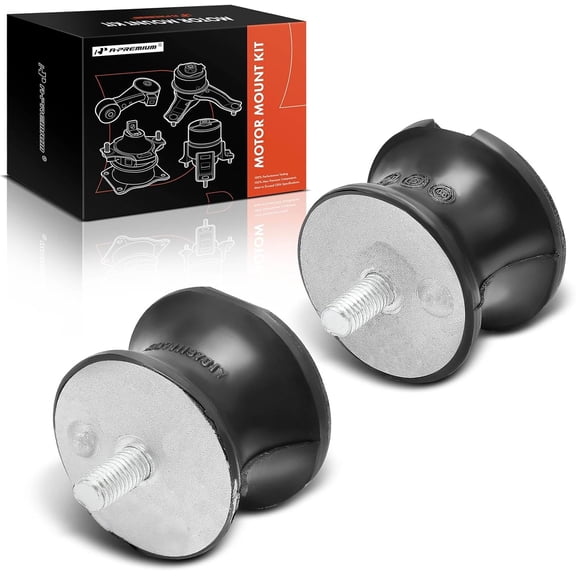 A-Premium 2PCS Left and Right Transmission Mount Kit Compatible with BMW 320i, 323Ci, 323i, 323is, 325Ci, 325i, 325is, 325xi, 328Ci, 328i, 328is, 330Ci, 330i, 335d, 335i, 335i xDrive, 335is