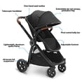 thumbnail image 2 of Mompush Ultimate2 Baby Stroller for Toddler with Removable Bassinet, Reversible Stroller Seat - Full-Size for Comfortable Outings with Baby - Smooth Glide Bassinet Stroller, 2 of 5