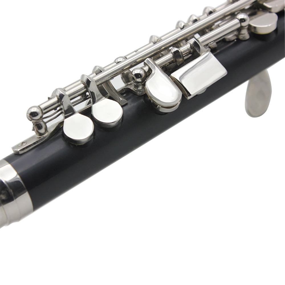 Dcenta Key of C Piccolo Flute with Polish Cloth Cleaning Stick Screwdriver, Piccolo Instrument for Beginners Students