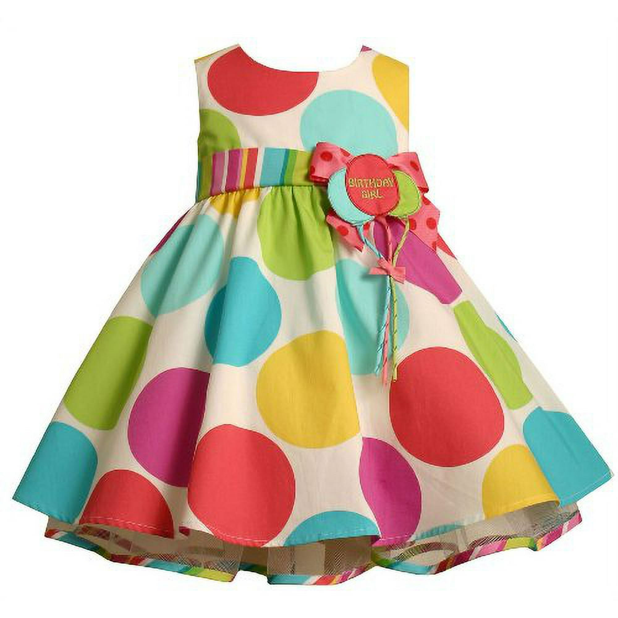Bonnie Baby Large Dots Birthday Dress with Headband 18 Months Walmart