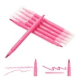 thumbnail image 1 of Uxcell Dual Brush Markers, Purple Pink Fine and Brush Tip Pen for Coloring, 6Pcs, 1 of 6
