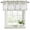 Sage Green, variant on Eucalyptus Curtain Valances for Windows, Kitchen Valance Window Treatments Panel 2 Pack, Sage Green Botanical Weeping Leaf Rod Pocket Short Curtains for Bathroom Bedroom 42 x 12 Inch