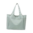 thumbnail image 2 of Bolso bolso de viaje bolso de viaje liviano bolso de lona plegable para mujeres sport gym bolso para viajes de compras al aire libre de vacaciones Verde, 2 of 8