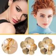 thumbnail image 1 of HOARBOEG Earring for Women Creative Pearl Flower Earrings Flash Gradient Cicada Wing Earrings For Prom Party, 1 of 8