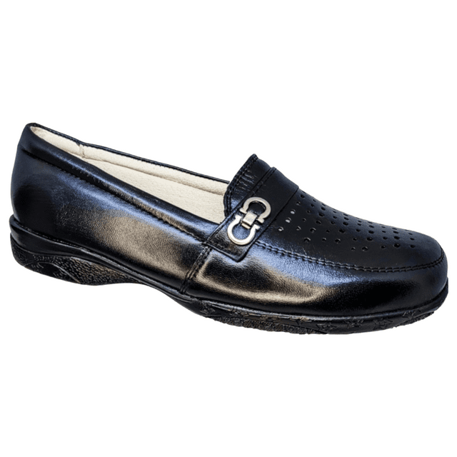 Zapato de Mujer en Piel Borrego para Pie Diabetico Acojinado Comodo Mocasin Casual Confort