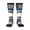 2 Black-1, variant on Women's Knee High Socks Thin Blue Line Flag America Outdoor Casual Tube Socks