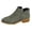 AG, variant on Women's Ankle Booties Fashion V Cut Slip On Short Boots Stacked Block Low Heel Pointed Toe Western Boots for Fall Winter Daily Work Vacation Walks Black 8.5