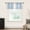 Blue, variant on Blue Ombre Stripe Valance Curtains for Kitchen/Living Room/Bathroom/Bedroom Window, Rod Pocket Small Topper Half Short Window Curtains Voile Sheer Scarf, Farmhouse Simple Striped 42"x12"