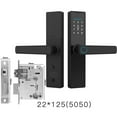 thumbnail image 2 of Smart Door Lock Digital Electronic Lock Smart Home Wooden Door Lock Biometric Fingerprint ,Easy to Use, 2 of 7
