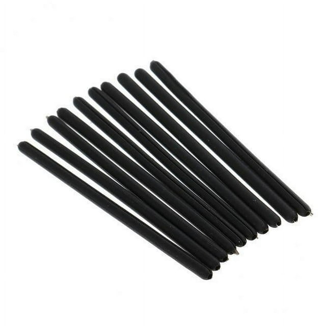 Milaget 2X 10x Silicone Eyeglasses Temple Covers Glasses Frame Tubes Replacement Black
