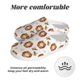 thumbnail image 6 of Disketp Wooden Barrels With Honey Women's Men's Slippers Plush Slip-On House Slipper for Winter Indoor Soft Cushion Non-slip Fluffy Slides Slippers-11, 6 of 7