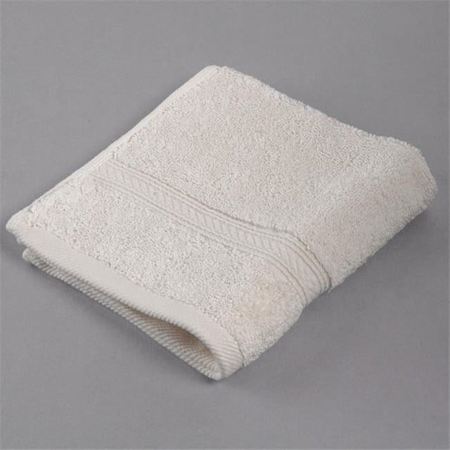 Rifz Textiles GVZI1313180 Collection GVZ Débarbouillettes Ivoire 100 % Coton 12 Unités