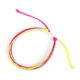 thumbnail image 2 of tredstone Tressé Bracelet Réglable Chic Multicolore Esthétique Bijoux Cordon Main Corde Femmes Accessoires pour les Adolescentes Violet + Jaune, 2 of 9