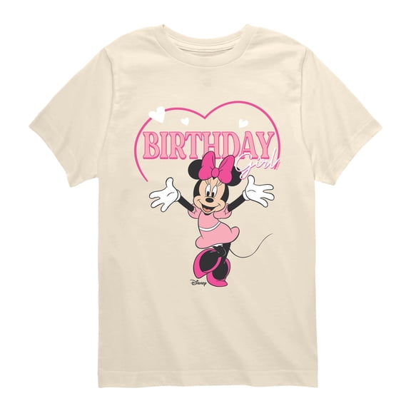 Disney - Minnie Mouse Birthday Short Sleeve Graphic T-Shirt
