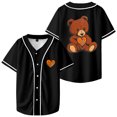 thumbnail image 2 of Ivan Cornejo Terapia Tour 2024 Bear Merch Baseball Jersey V-Neck Shirt Women Men Short Sleeve Streetwear Clothes, 2 of 3