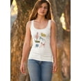 thumbnail image 2 of Cat Squad I Racerback Tank Women -June Erica Vess Designs, Female Small, 2 of 4