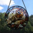 thumbnail image 2 of Lion Family Christmas Suncatchers, Lion Stained Glass Window Hangings, Lion Christmas, Lion Decor, Lion Christmas Outdoor Decorations Niece Gifts From Auntie - 172HD696, Lion Glass Decoration, 2 of 5