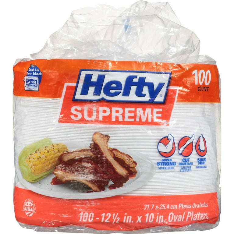 Hefty Supreme 3-Section Foam Plate (200 ct.) - Pack Of 1