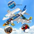 thumbnail image 4 of Avión de pasajeros urbano CUBIMANA de Building Toy con LED de 53 cm, 4 of 9