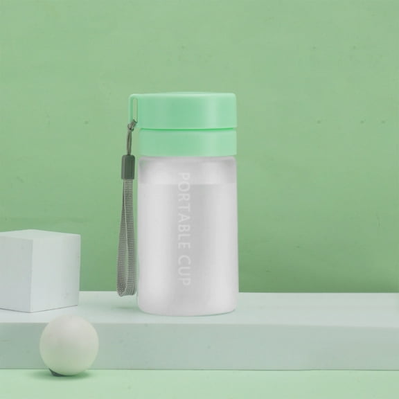 Hovmgk Large Capacity Sports Water Bottle, 600ml/800ml Plastic Tumbler with Tea Infuser for Students & Couples, Leak-Proof Tea Separation for Flower Tea, Portable, Frosted Plastic Outdoor Use