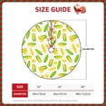 thumbnail image 2 of Fotbe Cartoon Corn Pattern Christmas Tree Skirt, Tree Skirts Plush Christmas Decorations, Christmas Tree Skirts Xmas Decorations Holiday Party Decor-30", 2 of 6
