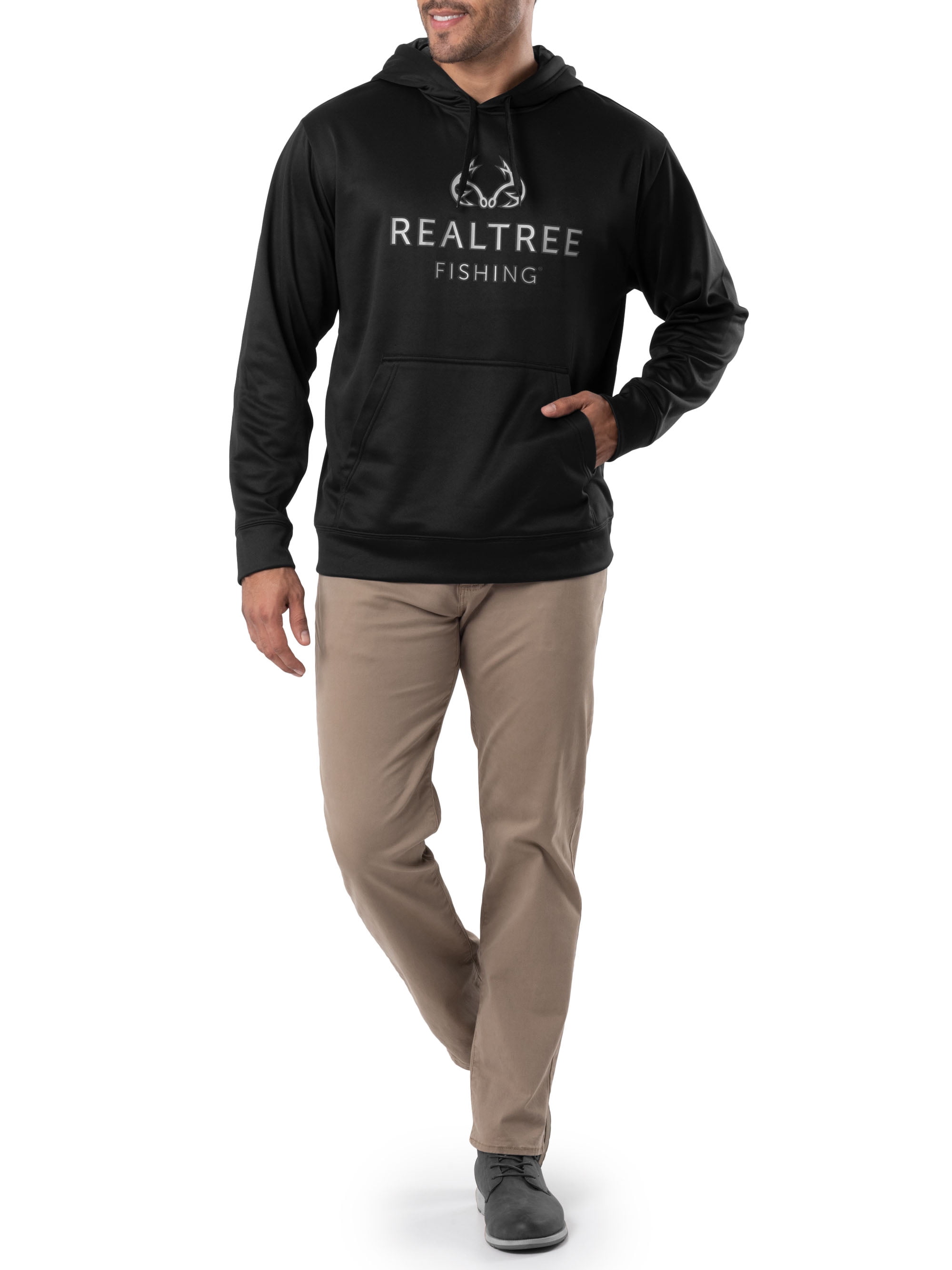 Realtree Fishing Men's Logo Performance Hoodie