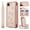 Rosegold, variant on Allytechgroup Wallet Case for iPhone 16e with Shoulder Strap, Slim Stand RFID Blocking PU Leather Shell with Card Holder Shockproof Protective Back Cover for iPhone 17e, Rosegold