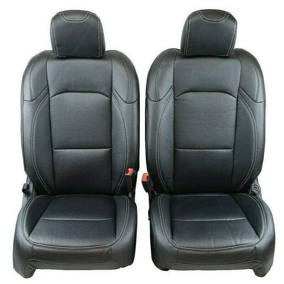 Sierra Offroad Seat Cover Kit for Jeep Wrangler JL 2018-2020 4DR, Front & Rear 60/40 Split, Leatherette, Black