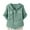 Green, variant on Button Down Hooded Shirts for Women Lightweight Casual Summer Short Sleeve Cargo Hoodie Tops Trendy Imitation Cotton And Linen Tunic Blouse with Pockets Green M