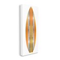 thumbnail image 2 of Stupell Industries Orange Glam Stripes Chic Designer Logo Surfboard Canvas Wall Art, 13 x 30, Design by Madeline Blake, 2 of 5