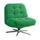 thumbnail image 2 of Silla de oficina Silla de trabajo para computadora Silla giratoria de pana con ruedas de 360 grados Silla para juegos para apartamento Muebles, 2 of 8