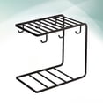 thumbnail image 3 of SHISUYAN Cup Plate Organizer kitchen Counter Drying Shelf Organizer Mug Holder (Dark Coffee), 3 of 9
