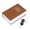 Brown, variant on Riousery Safe Box Simulation Book Shape Secret Diversion Storage Case Key Lock Money Saving Box for Bedroom Office, Blue, 7.48 inches / 19 cm