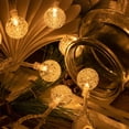 thumbnail image 2 of Control remoto String Lights AWQ 100 LED con forma de bola de globo de 15 m, blanco cálido, 2 of 7