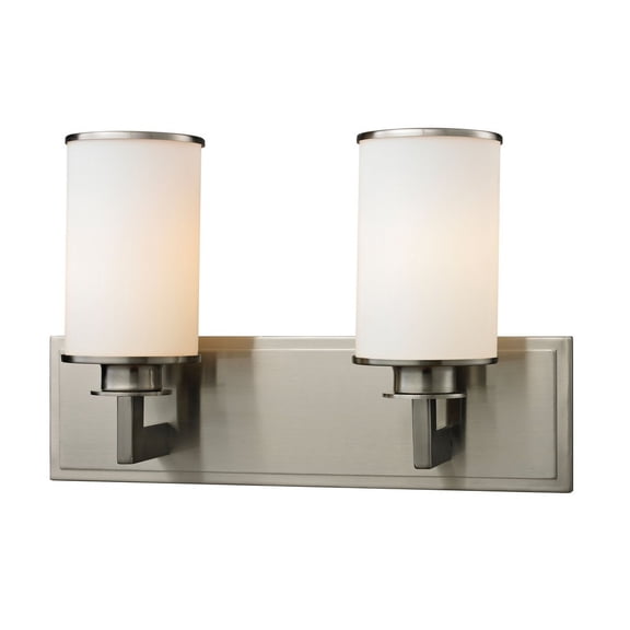 Z-Lite Savannah 2 Light Vanity in Brushed Nickel