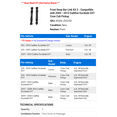 thumbnail image 2 of Front Sway Bar Link Kit 2 - Compatible with 2004 - 2013 Cadillac Escalade EXT Crew Cab Pickup 2005 2006 2007 2008 2009 2010 2011 2012, 2 of 2