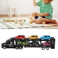 thumbnail image 4 of Camion de Simulation de Transport, Jouet de Véhicules de Transport en Alliage Détachable pour 3 Ans + Blanc, Rouge, Noir, 4 of 8