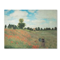 Trademark Fine Art 'Les Conquelicots' Canvas Art by Claude Monet