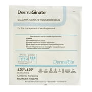 DermaGinate Alginate Dressing 4-1/4 X 4-1/4 Sterile 10 per Box