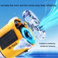 thumbnail image 4 of Ventilador Portátil Con Clip para Cintura 4000mAh 100 Velocidades Lugar Al Aire Libre () Amarillo, 4 of 8