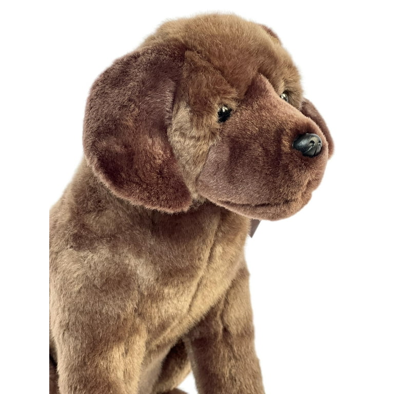 Auswella Plush 15 Chocolate Labrador Retreiver Plush Stuffed Animals Dog