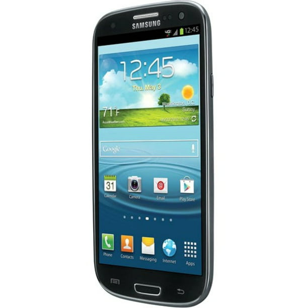 frecuentemente fuego al revés Samsung Galaxy S III SCH-I535 16 GB Smartphone, 4.8" OLED 1280 x 720,  Dual-core (2 Core) 1.50 GHz, 2 GB RAM, Android 4.3 Jelly Bean, 4G, Black -  Walmart.com