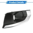 thumbnail image 6 of 1pc Car Front Right Fog Light Grill for Audi A4L 2020-2022 No.8WD807681L ABS Black Silver Tone, 6 of 7