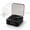 Black, variant on Waves Vinyl Bluetooth Speaker, Retro Vinyl Style Combined with Audio-Visual Effects, Wireless and Flexible, Compact and Versatile, Suitable for a Bedroom Desk, Study, Apartment
