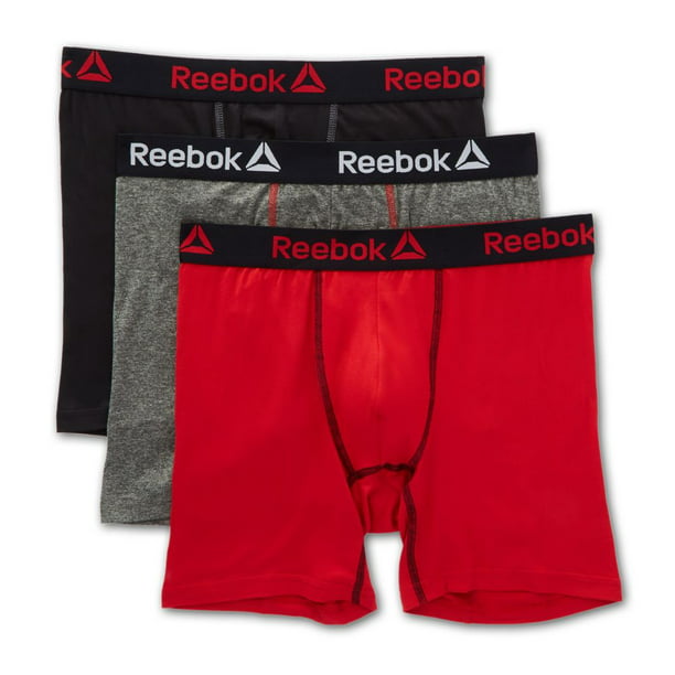 Reebok - Men's Reebok 193PB44 Sport Soft Performance Boxer Brief - 3 ...